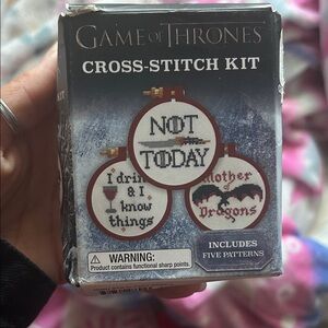 Cross-Stitch Kit - Black and Red